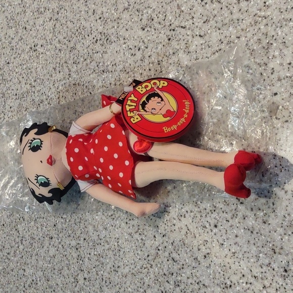 Betty Boop Birthday Betty 1999 Vintage Plush Doll By Kelly Toys - Picture 1 of 9